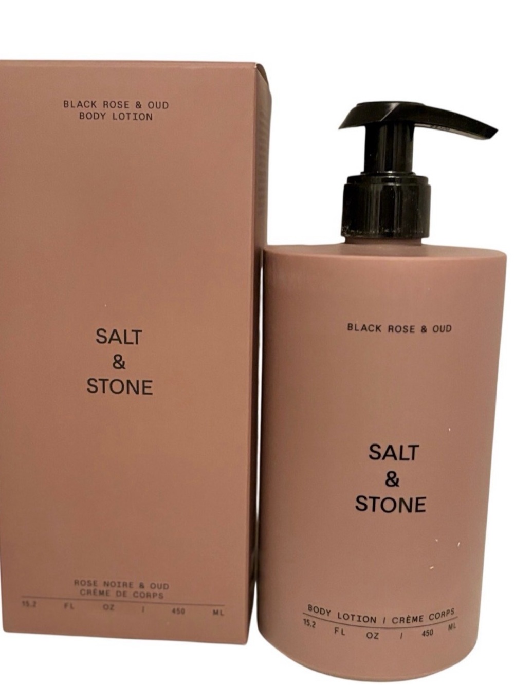 Salt & Stone Black Rose and Oud Body lotion.  15.2 fl oz